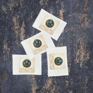 Custom printed hotel mints