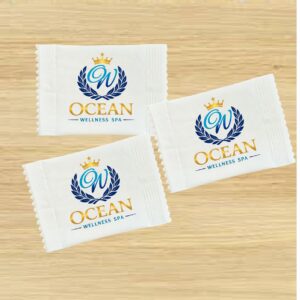 Custom printed spa mints