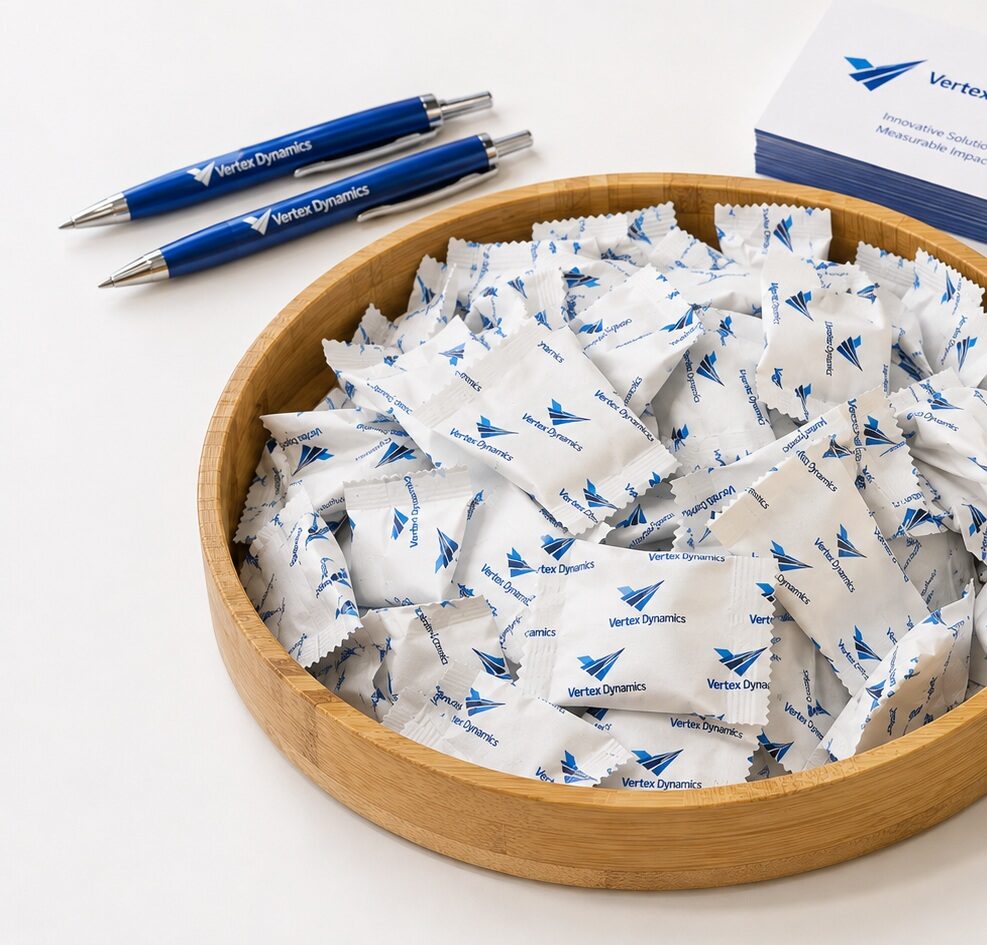 All over printed company mints
